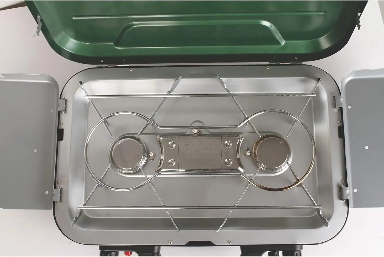 Classic 3-Burner Propane Camping Stove, Portable Camp Stove with 3 Adjustable Burners & Push-Button Instant Ignition, 28