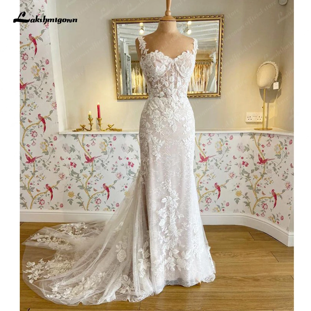 Lakshmigown Abiti Da Sposa A Sirena In Pizzo 2023 Suknia Islubna Boho Beach Abiti Da Sposa Vestido Blanco Vestidos De Fiesta