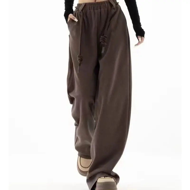 

2022 Women's Trousers New Pattern Autumn and Winter High Waist Show Thinness Leisure Time Sense of Design Free Shipping