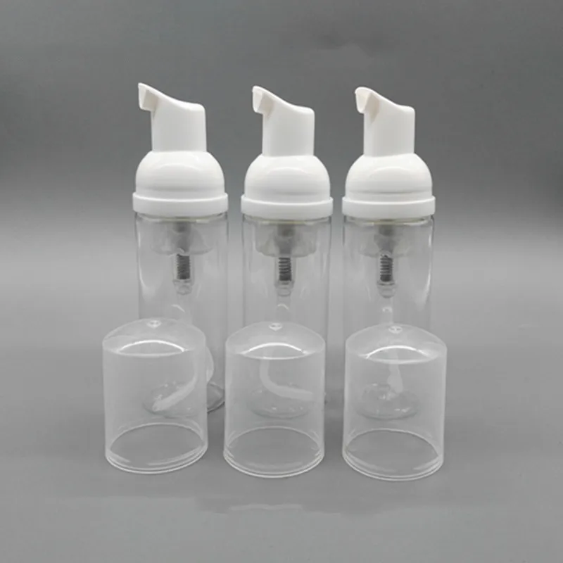 14pcs 60ml Plastic Foaming Bottle Empty Cosmetic Bottle Portable Refillable Soap Liquid