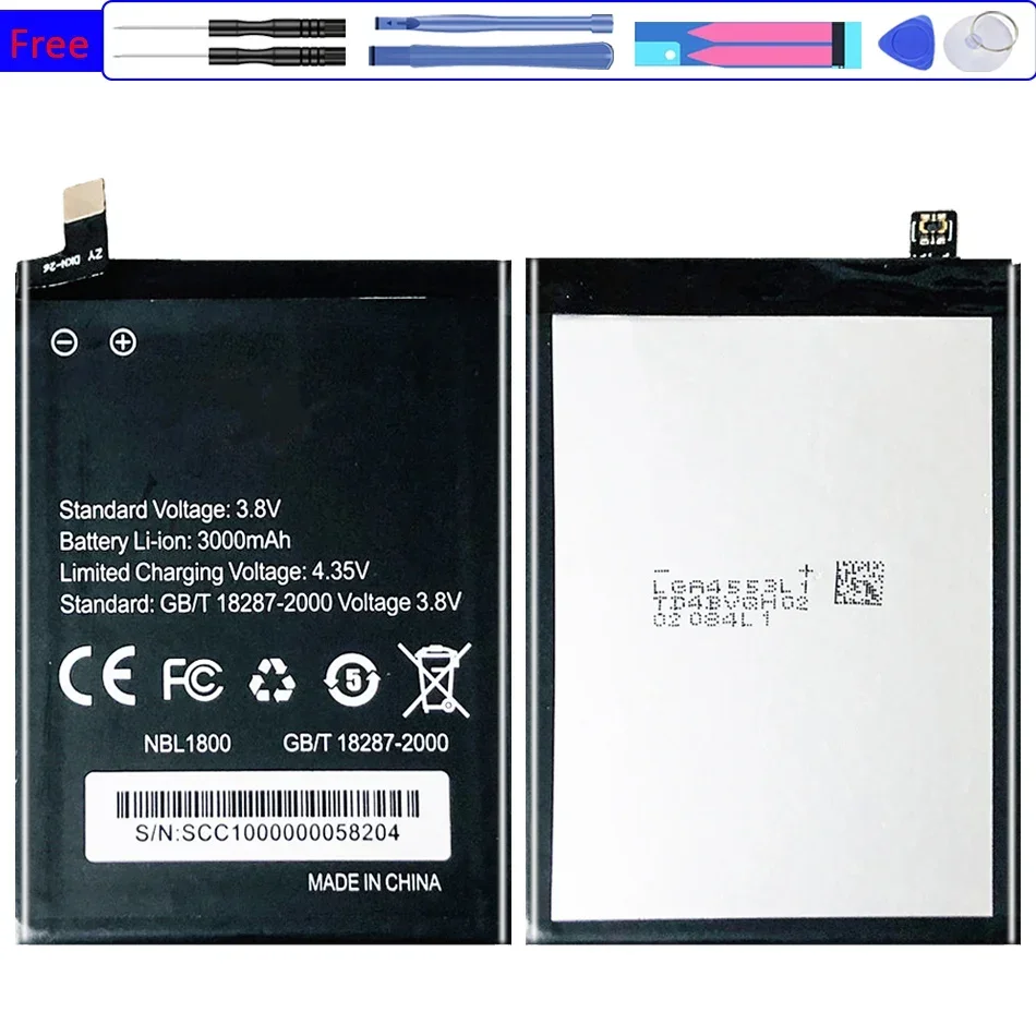 

3000mAh Battery for HOMTOM ZOJI Z6 Z7 / Z 6 Z 7 Batteria