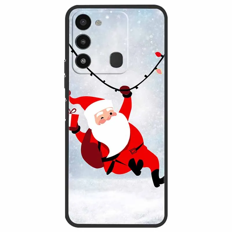 Holiday Edition Silicone Soft TPU Phone Cover - Festive Design Case