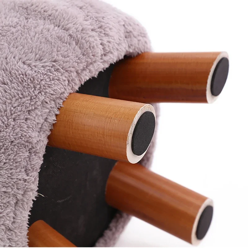 Little Pig Step Stools Small Real Wood Cartoon Bedroom Furniture Lovely Wood Chair Tabouret Pliant Bench Children Footstool