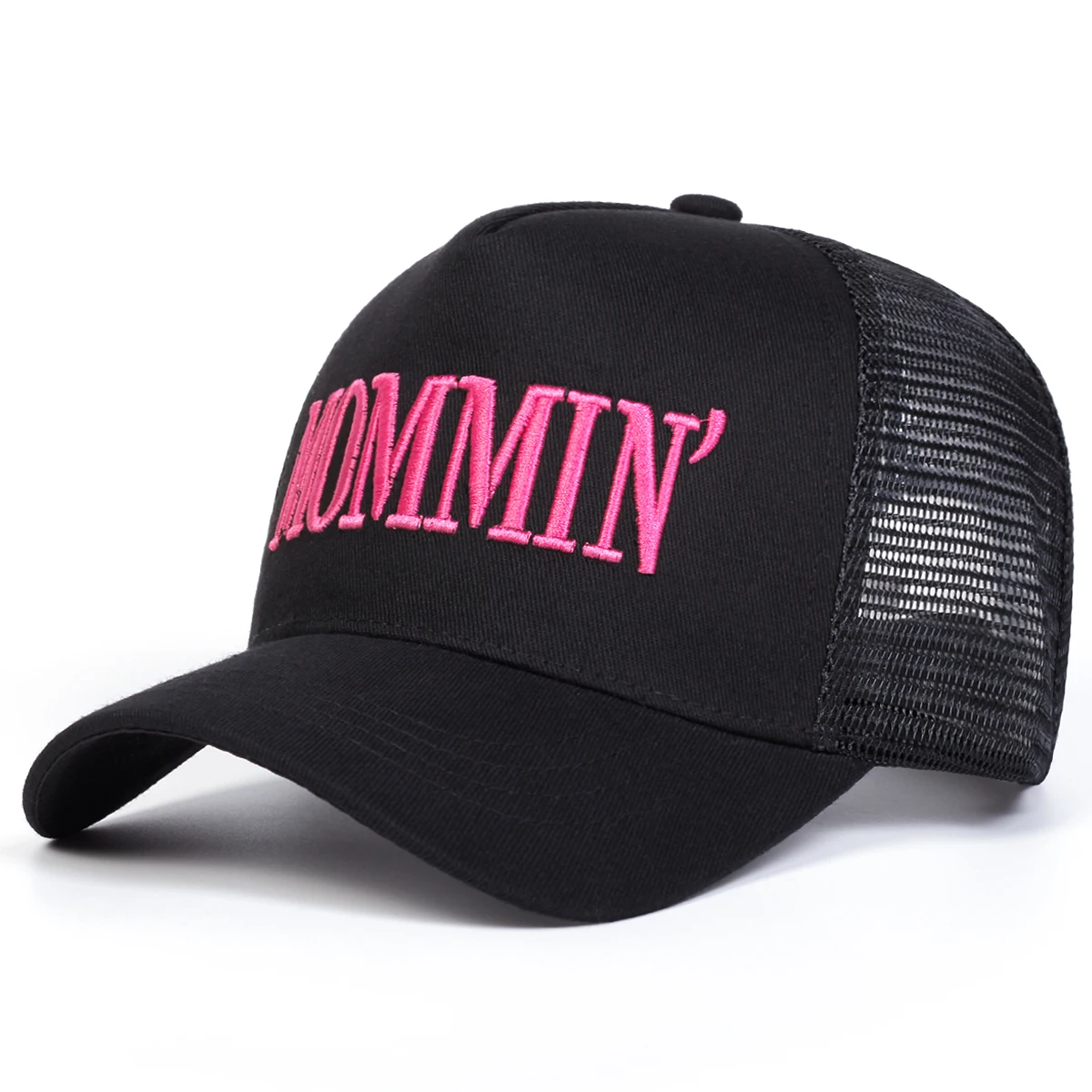 Unisex MOMMIN Baseballkappen mit Buchstabenstickerei, Frühling und Herbst, für den Außenbereich, verstellbare Freizeithüte, Sonnenschutzhut, Sportkappe – Detail 3