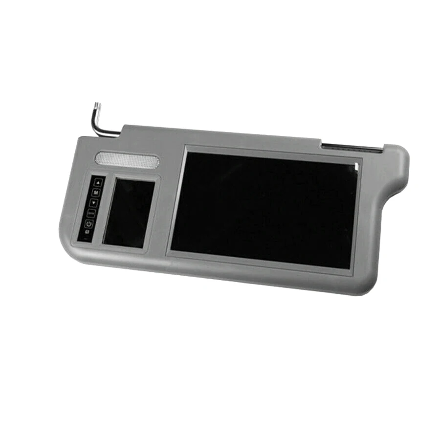 

7 Inch Car Sunvisor Interior Rear View Mirror Screen Lcd Monitor DVD/VCD/AV/TV Player Rear Camera(Left)Sun Visor