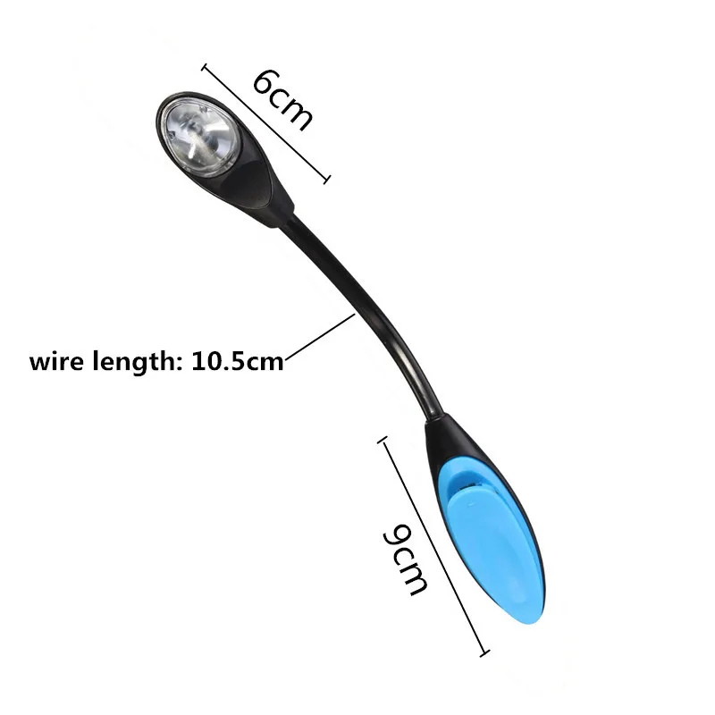 Book Light Mini Led Flexible Night Light Clip-On Desk Lamp Light Reading Lamp for Travel Bedroom Flexible LED Lights Lamp