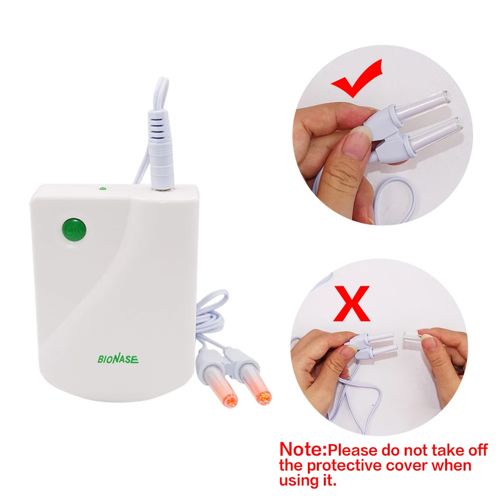 BioNase Nose Rhinitis Sinusitis Cure Therapy Nose Massage Hay fever Low Frequency Pulse Laser Runny sneeze treatment Machine nose treatment