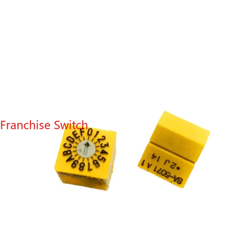 1 Pz Encoder Rotativo Codifica Digitale Switch 16 Bit Sa-5071 A1 (0-F