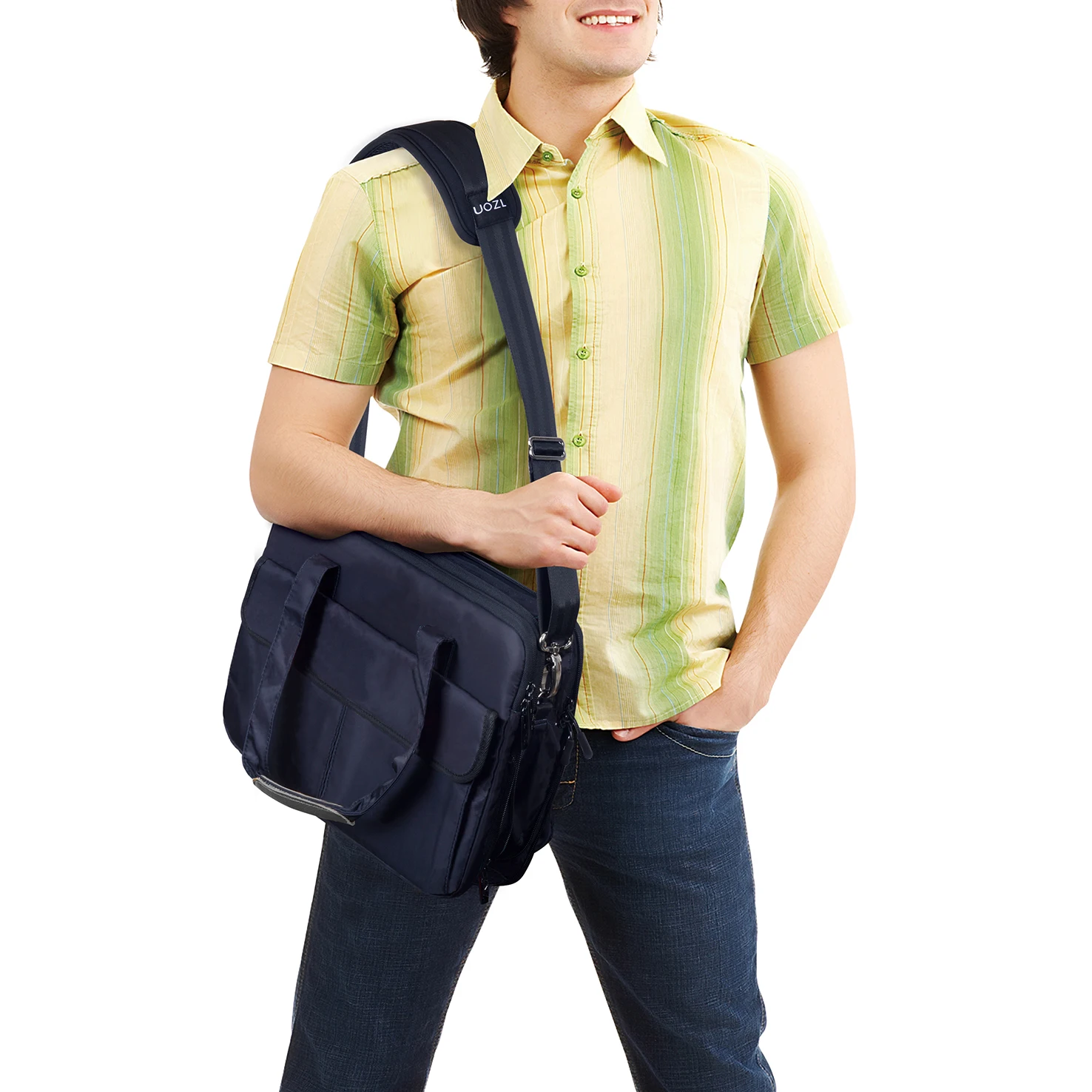 Shoulder strap 79 inch, UOZL soft fixed shoulder pad