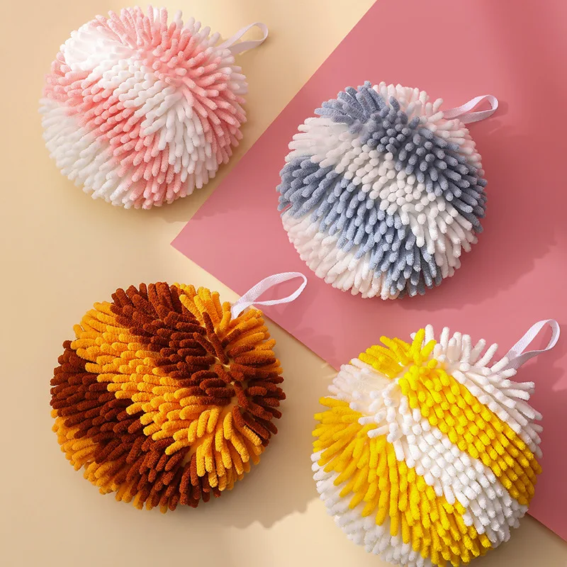 Luxury Hand Towels With Pom-poms 