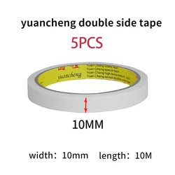 Premium White Ultra - Thin High - Adhesive Double Sided Tape for Crafting and Packaging (5PCS)