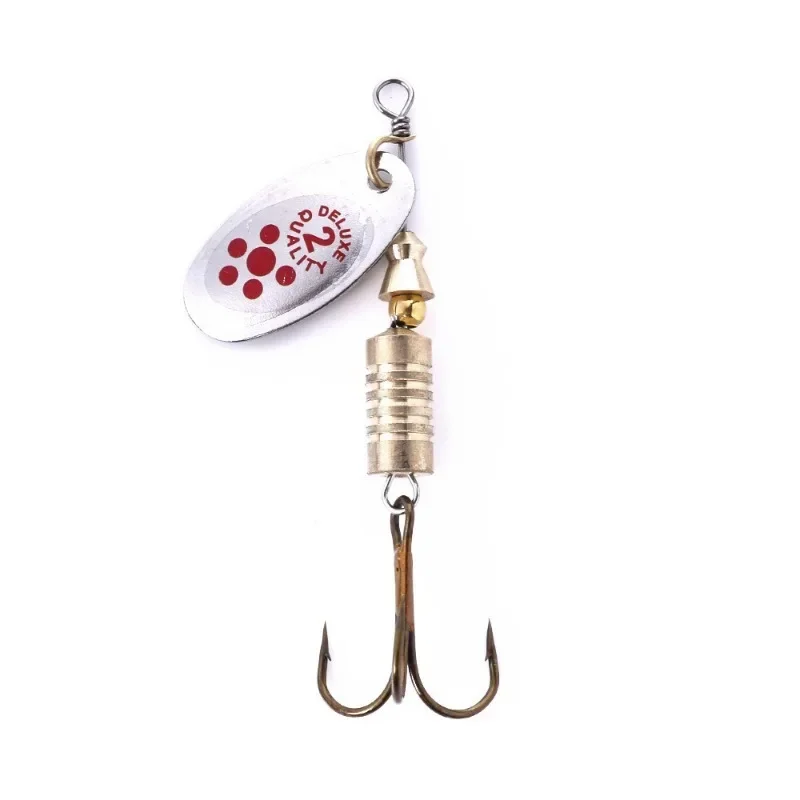 Fishing Lure 10Pcs Sequins Crankbait Spinner Spoon Metal Bait Spoon Baits For Bass Trout Perch Pike Rotating 6.7cm 6/7g