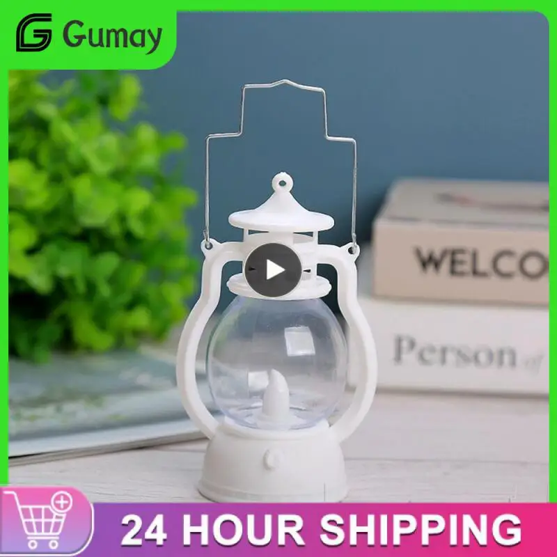 

1PCS Retro Style Portable Night Light Outdoor Tent Camping Kerosene Lamp Home Ornaments Bar Cafe Restuarant Bedroom Decoration