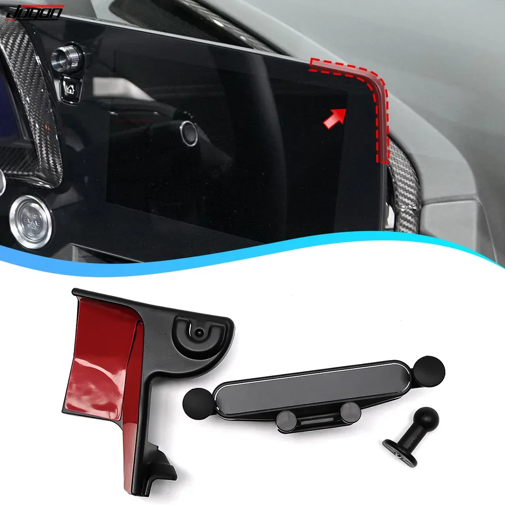 Car Phone Holder for Chevrolet C8 Corvette Z51 Coupe Auto Styling Interior GPS Phone Stand Holder Attachment