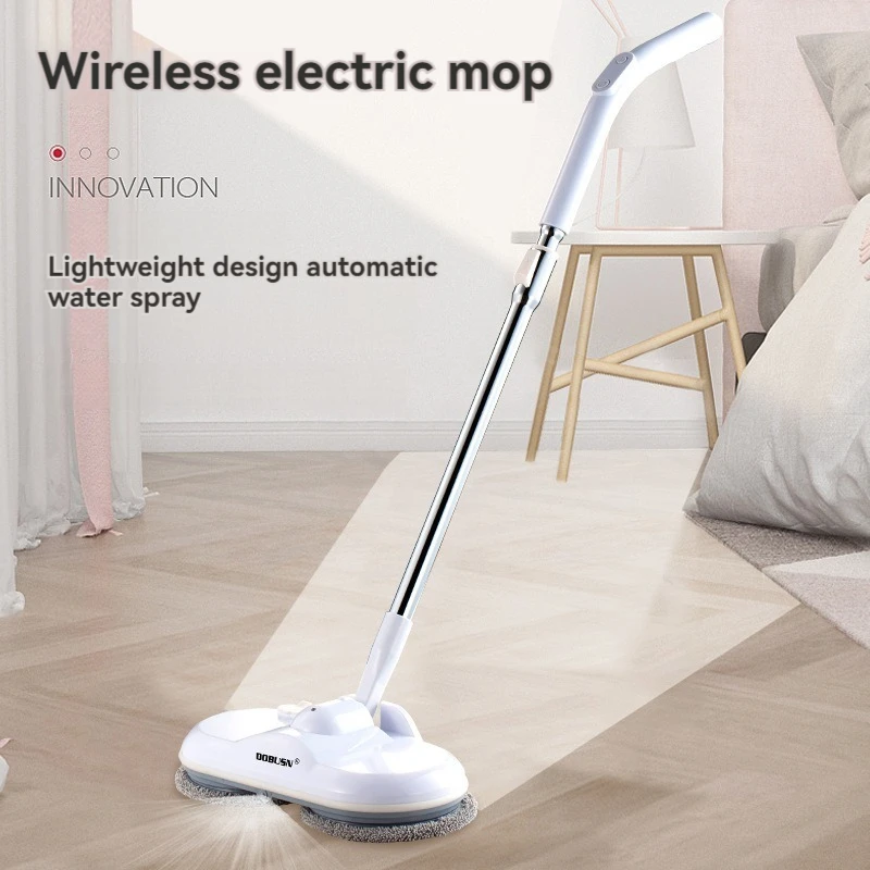 ECHOME Wireless Electric Mop Spraying Mop with Light Broom Automatic Cleaning All-in-One Machine Charging Wireless Hand Cleaner