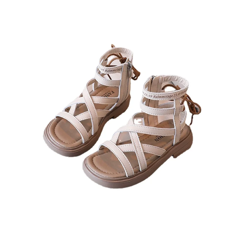 

Summer New Children's Baby Fashion Little Girl Princess Soft Sandals Open Toe Sandals Sandals Girls Rome Cool Boots