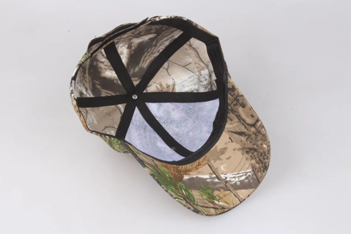New Camouflage Outdoor Sport Hunting Cap Men Snapback Jungle Stripe Hat Wild Breathable Camo Caps