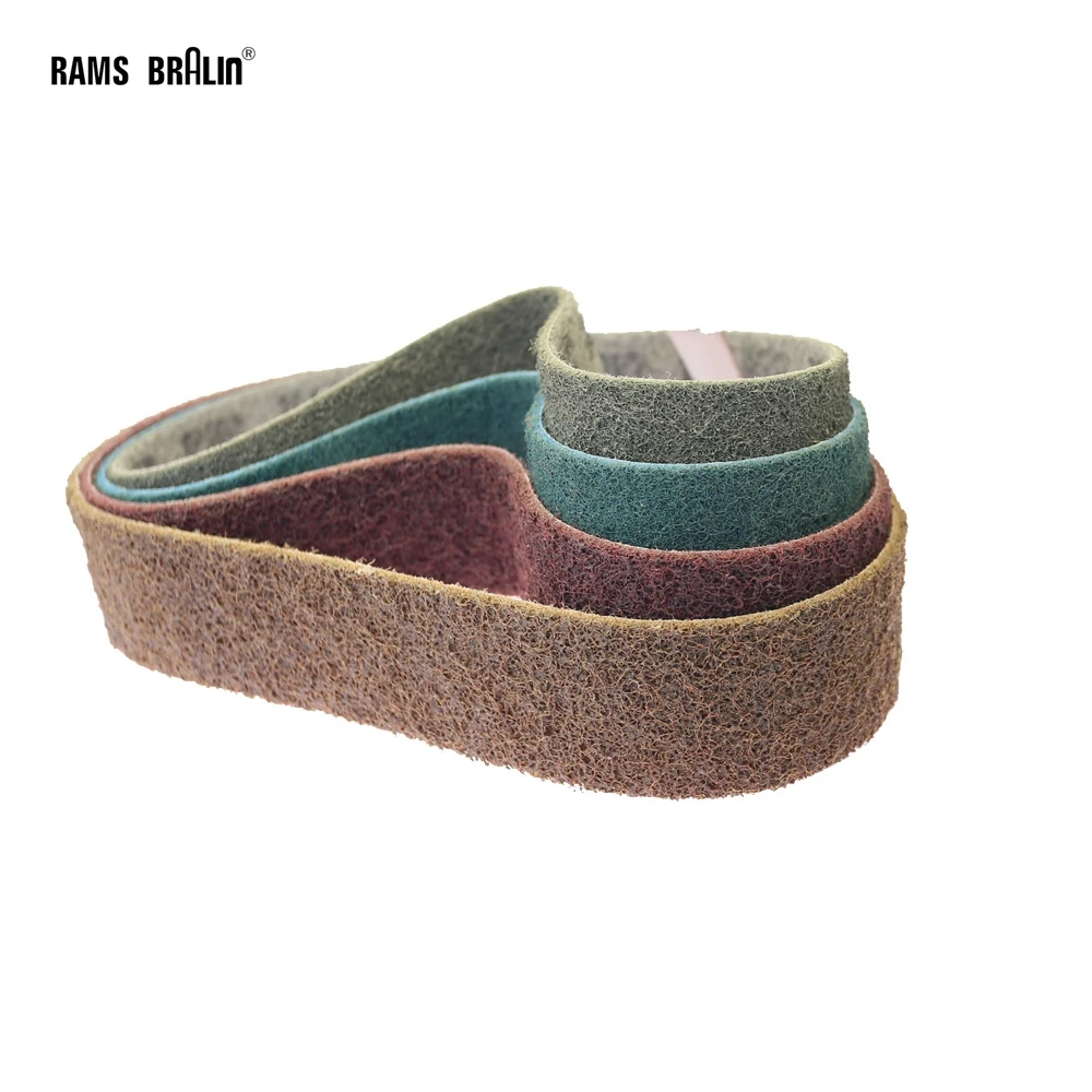 1 Stück 915 x 100 mm Nylonfaser-Schleifband, 36 x 4 Zoll, Vlies-Sisal-Schleifband für Edelstahl-Drahtzeichnungen