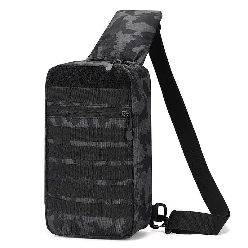 Marsupio Tattico Molle In CORDURA – Borsa Pettorale Multifunzione Per Escursionismo E Ciclismo (20x27.5x7.5 Cm, 0.47 Kg)