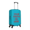 Family Pets Custom DIY Logo Luggage Cover Protector Cute Customized Photo Print Travel Suitcase Protective Cover for 18-32 Inch 2