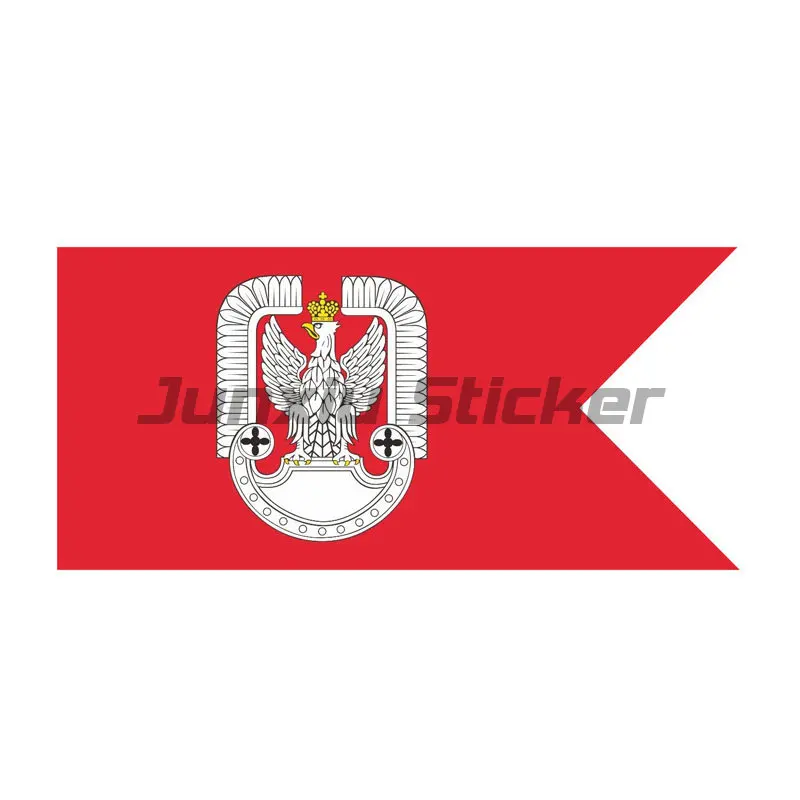 POLONIA Bandiera Polacca Adesivi In Vinile Polska 5cm/2" Sticker X4 - Foto 8