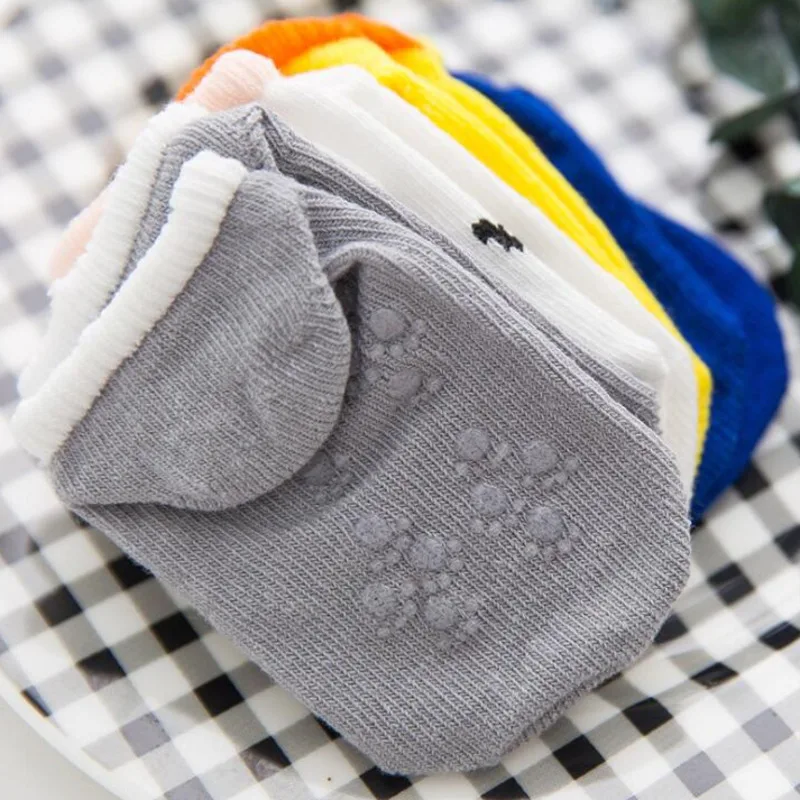 Children Socks Anti Slip Slipper Baby Girls Boys Toddlers Gift Infant Stuff Cartoon Animal Newborn Accessories