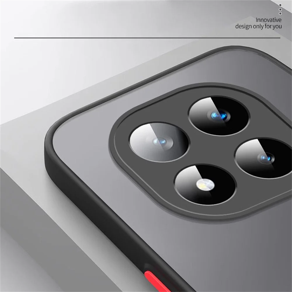 Shockproof Armor Matte Phone Case with 5G Cover Compatibility