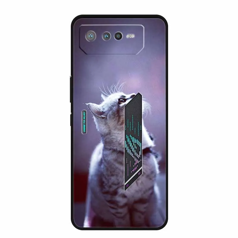 Fashion Soft TPU Silicone Back Case for Asus ROG Phone - Trendy Protective Phone Cover Bumper