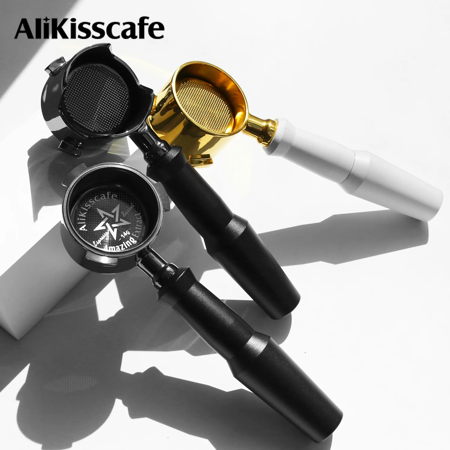 51mm Bottomless Coffee Filter Holder for Delonghi Dedica EC680 La Specialista EC9555 EC9335, Espresso Accessory, Barista Tools