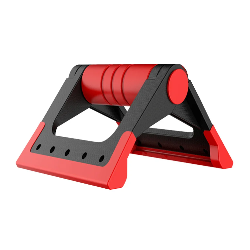 

Foldable Push-up Bracket Home Use Fitness Push-Ups Stand Push-up Rack Push Up Bar (Red)