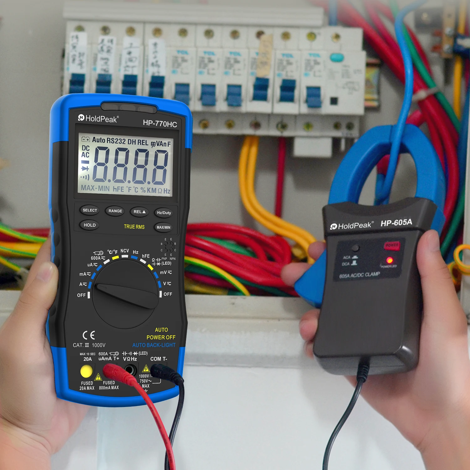 Digital Multimeter Tester HP-770HC True RMS Smart Autoranging
