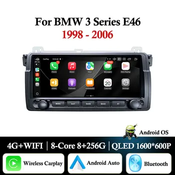 Radio Multimedia para Auto con Pantalla Táctil de 9.3'' para BMW Serie 3 E46 1998-2006, CarPlay Inalámbrico, Bluetooth, GPS, Navegador, Android Auto, Wifi 1