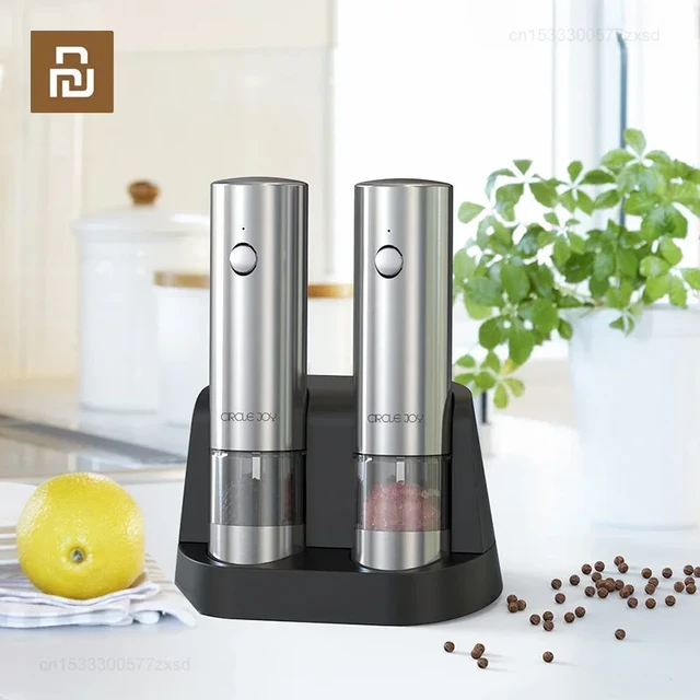 Rechargeable Spice Grinder Set 2 Piece Electric Salt and Pepper Grinder -  China Pepper Grinder and Pepper Electrical Grinder price