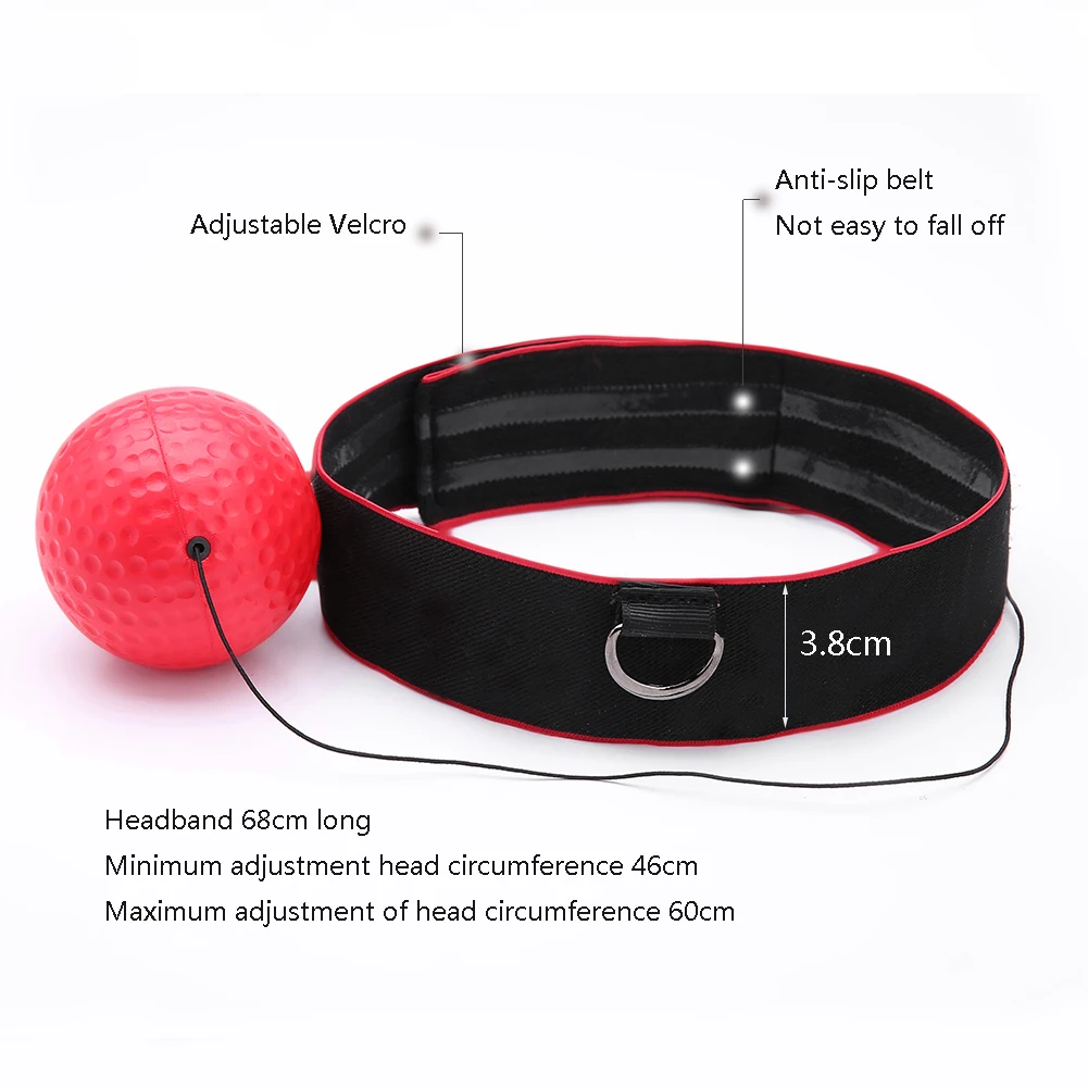Boxing Magic Ball Reflex Speed Training with Headband Boxing Punching Balls Hand Eye Coordination Fitness Martial Arts Supplies