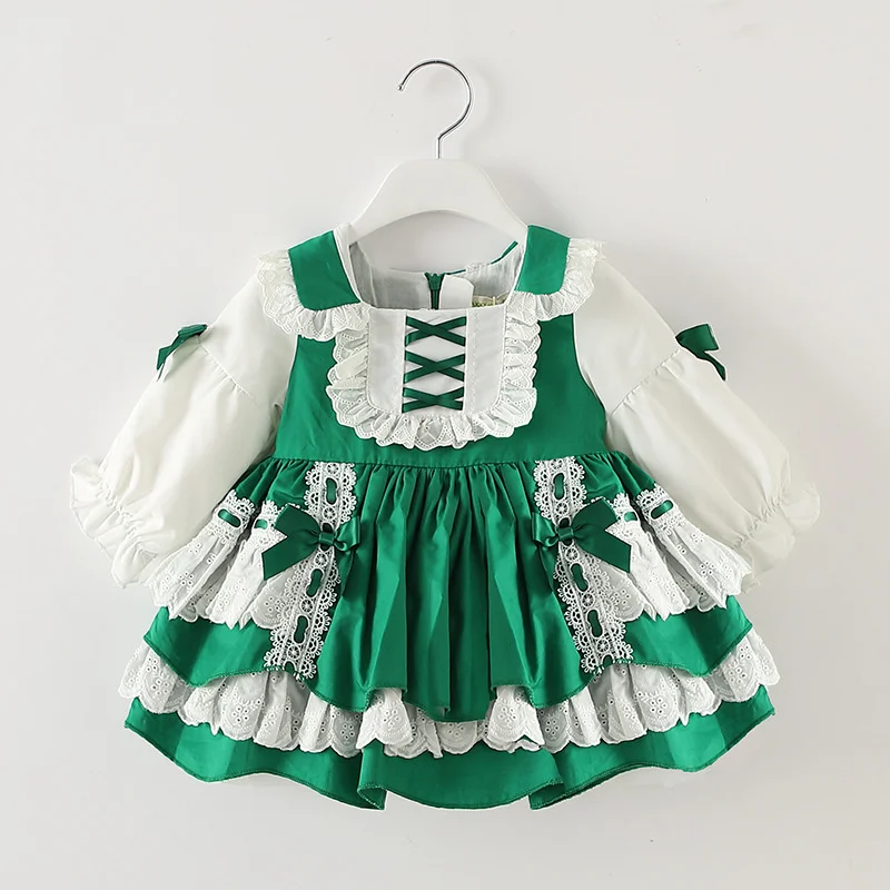 Autumn New Children Lolita Dress Sweet Foreign Style Lolita Dress Children's Fluffy Princess