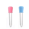 5PCS 5ml Small Silicone Plastic Pipette Dropper Feeding Medicine Liquid Eye Ear Pipette Dropper Lab Experiment Toys Gift 3