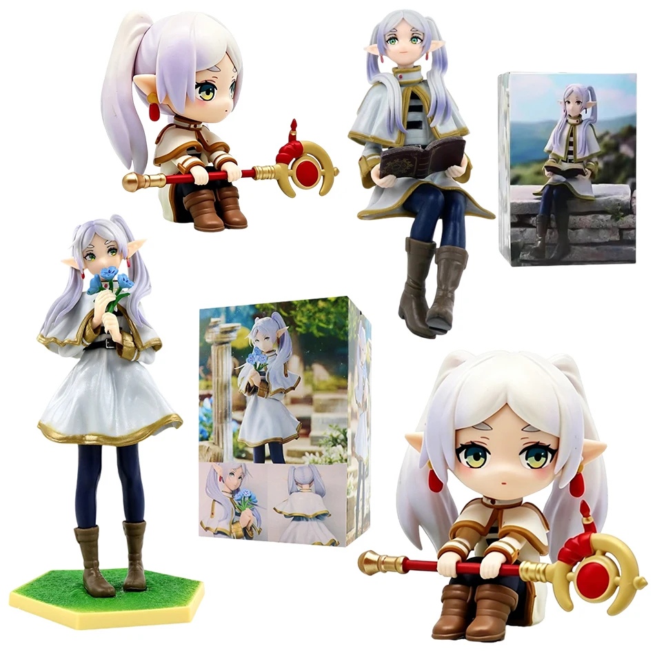 Anime Frieren Action Figure PVC Doll - Standing & Sitting Postures | Desktop Accessories & Gifts