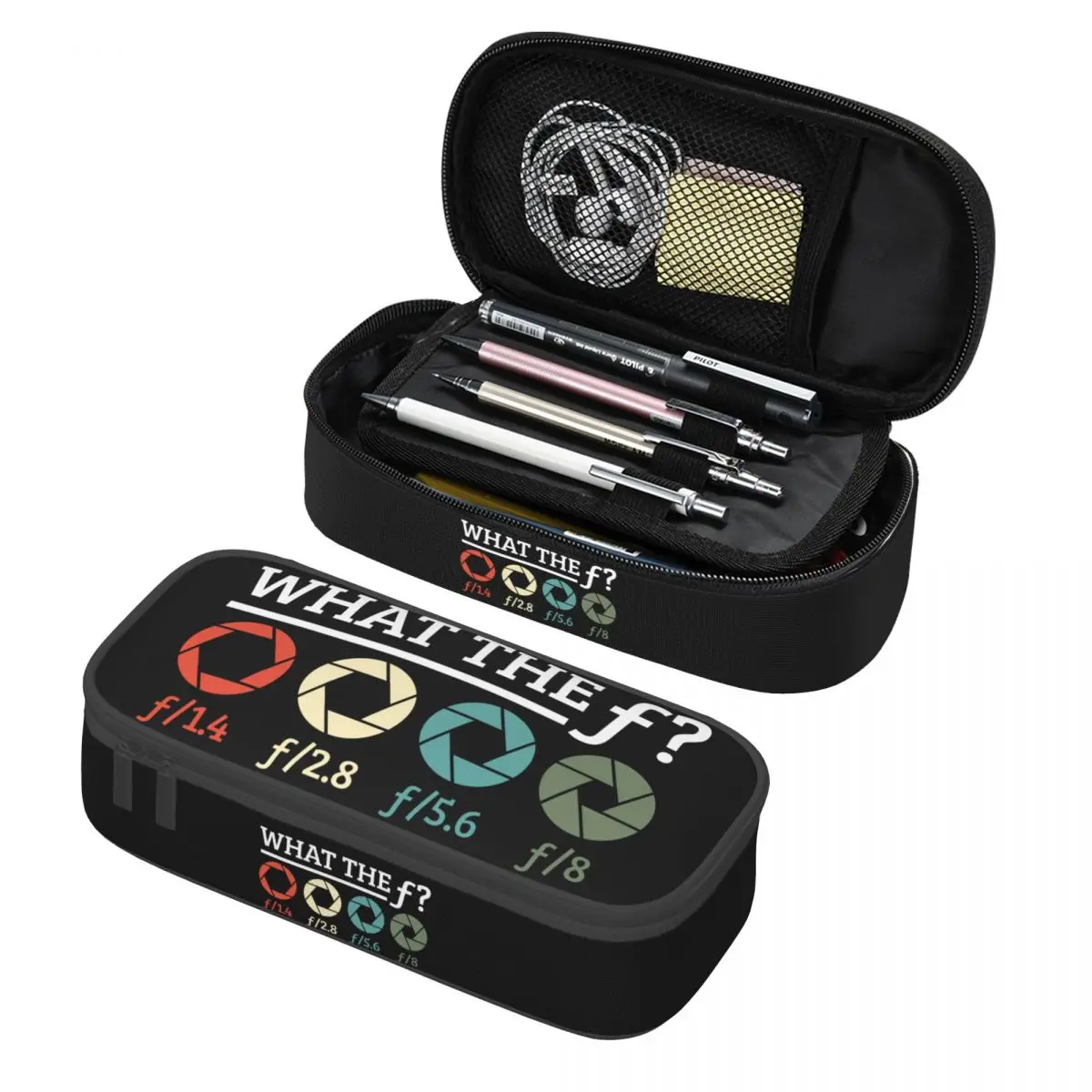 

Пользовательские корейские фотографы What The F пеналы для камеры с апертурой большая емкость сумка для ручек коробка школьные принадлежности