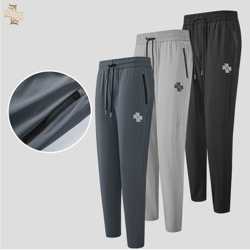 Men/woman Outdoor Sports Jogging Trousers Breathable Plus Size sport jogging trousers