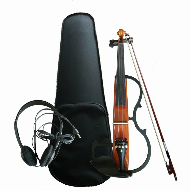 4/4 All handmade electronic violin Maple solid wood Electric violin Stringed Instrument