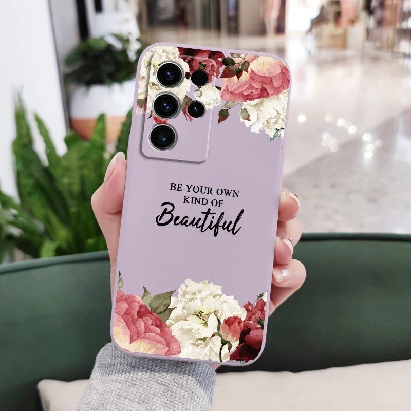 Quiet Flowers Phone Case - Elegant Floral Design Cover