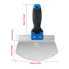 1/2/3Pcs Stainless Steel Wall Paint Plaster Shovel Putty Knife Scraper Blade Construction Tool Home Paint Feeder Filling Spatula 6