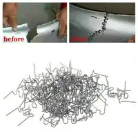 100PCS 0.6/0.8mm Hot Stapler Staples For Car Bumper Hot Stapler Welding Soldering Tools Plastic Welder Automotive Repair Kit 2