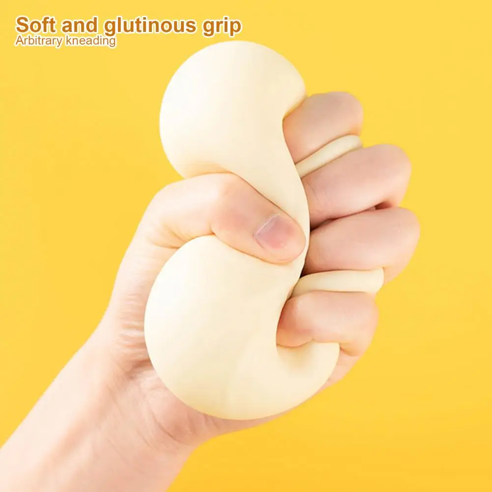 Funny Anti-stress Toy Soft Decorative Lightweight Steamed Buns Stress Relief Toy