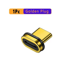 Enhanced USB4.0 Magnetic Fast Charge Converter Cable with 8K@60Hz Display Capability (1Pc Plug Golden)