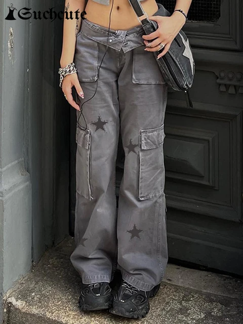 Low Rise Straight Leg Pant Greys