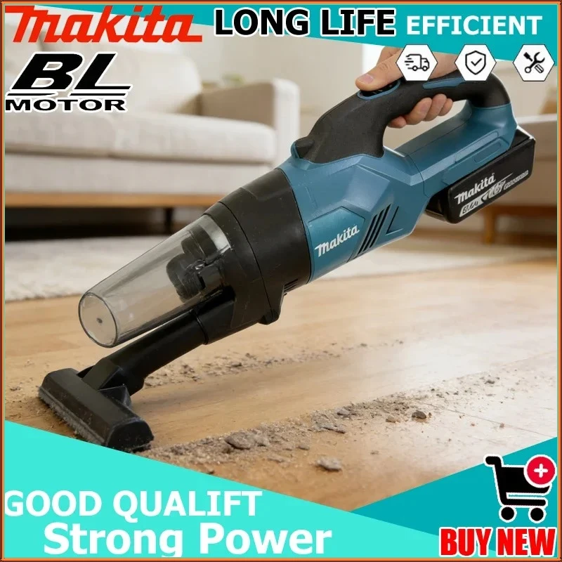 마키타 휴대용 전기 진공청소기 효율적인 가정용 산업용 건설용 청소 도구 (마키타 배터리용)