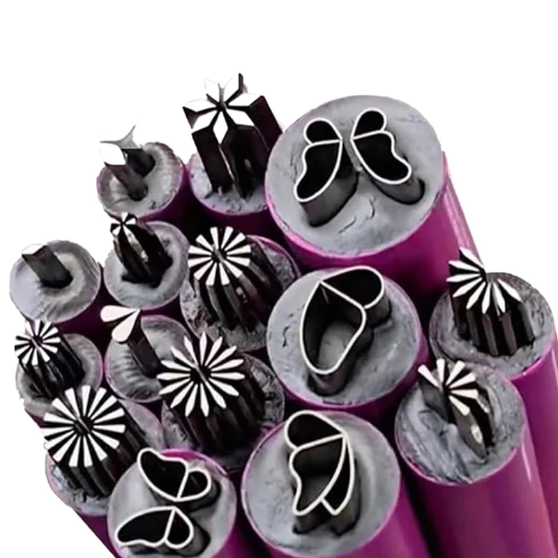 15Pcs 네일 아트 스탬프 펜 세트, 꽃 네일 스탬프 펜, 네일 아트 스탬퍼 키트, 다른 패턴의 네일 아트 도구