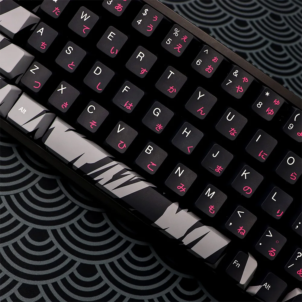 Pbt Japonês Camuflagem Keycaps Perfil Cereja Sublimação Dye Teclado Mecânico mx Switch Iso Enter Logitech G610 - Imagem 6