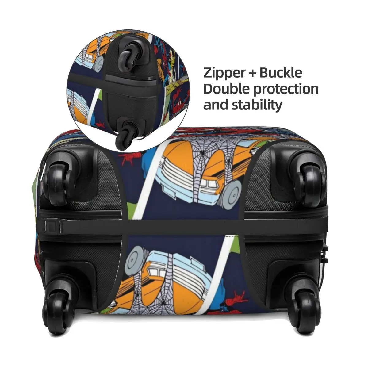 Anime Spider-Man Suitcase Cover Spiderman Travel Flight Useful Luggage Case Protector 3